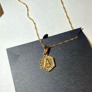 initial necklace (A)
